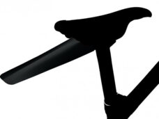 Zadelspatbord Velox Clip-On dubbele vouw -  zwart