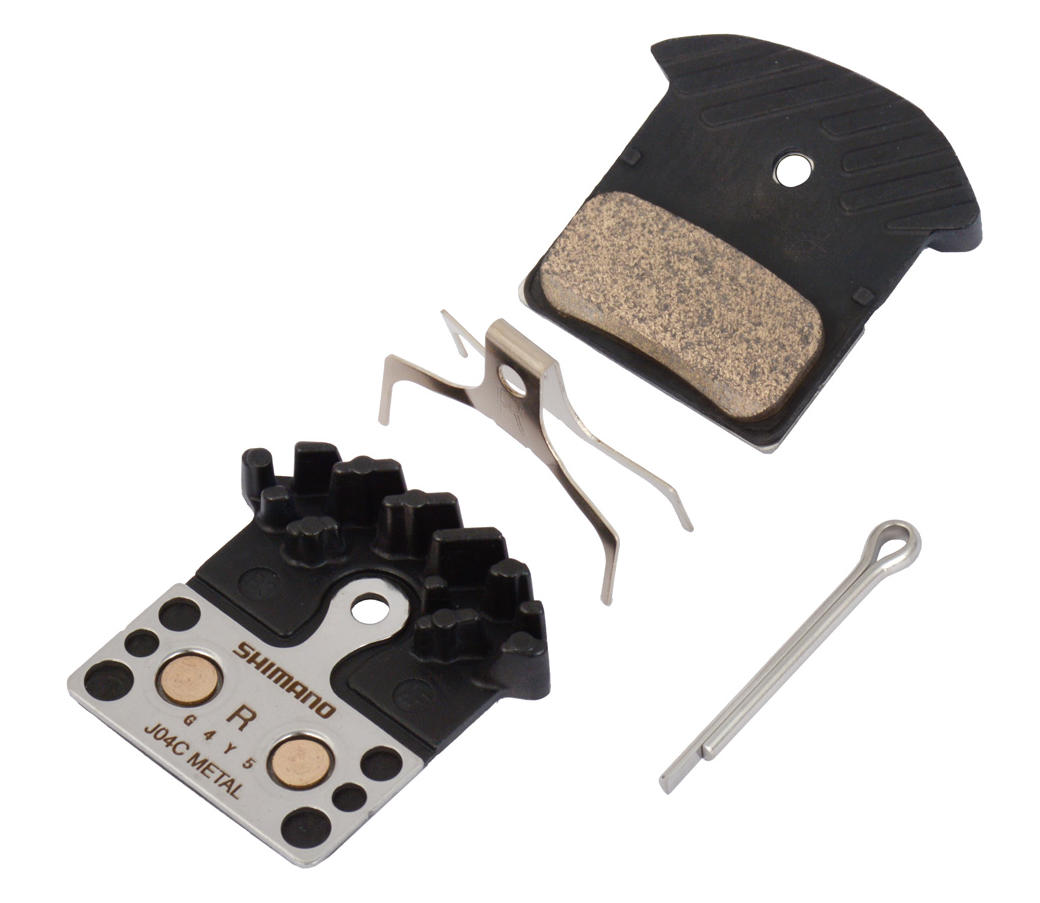 Schijfremblokset Shimano XTR / XT/ SLX / Alfine J04C Metal met koelvinnen