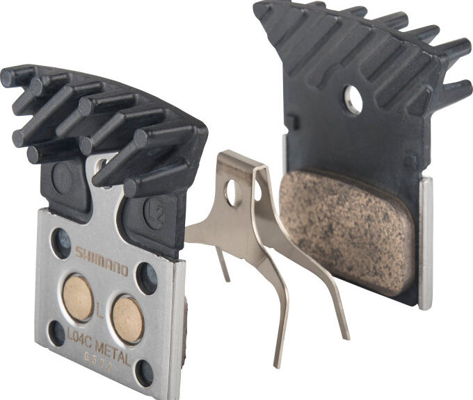 Schijfremblokset Shimano L04C Metal met koelvinnen