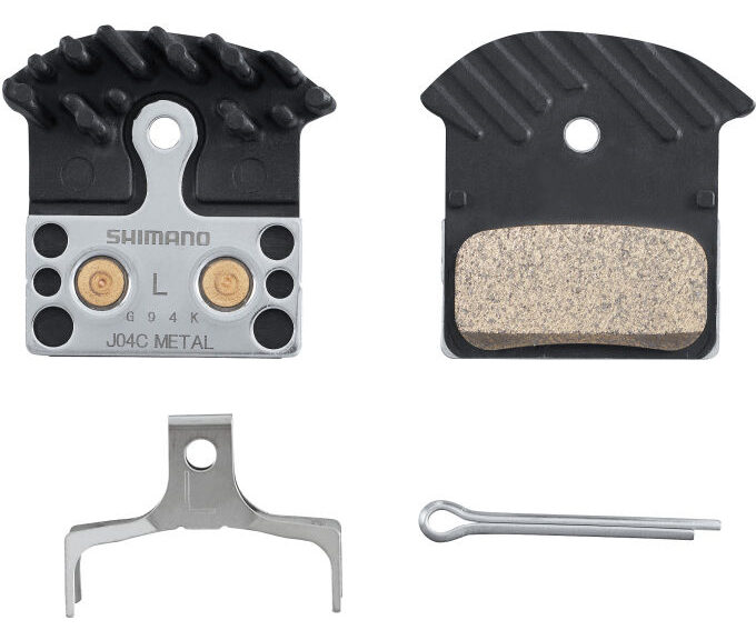 Schijfremblokset Shimano J04C Metal met koelvinnen
