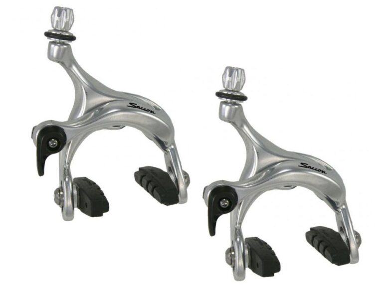Remmenset Saccon road dual pivot 47-57 mm aluminium - zilver