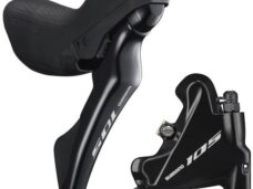 Schijfremset achter 11 speed Shimano 105 R7020 Flat Mount - zwart
