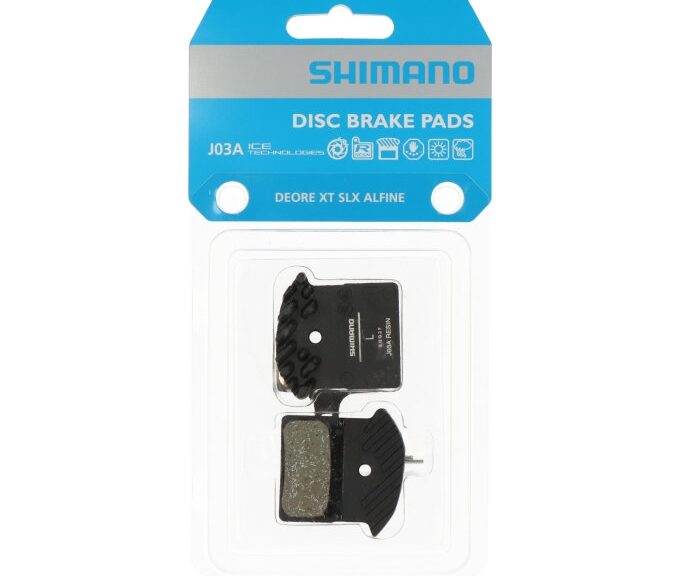 Schijfremblokset Shimano J03A Resin met koelvinnen