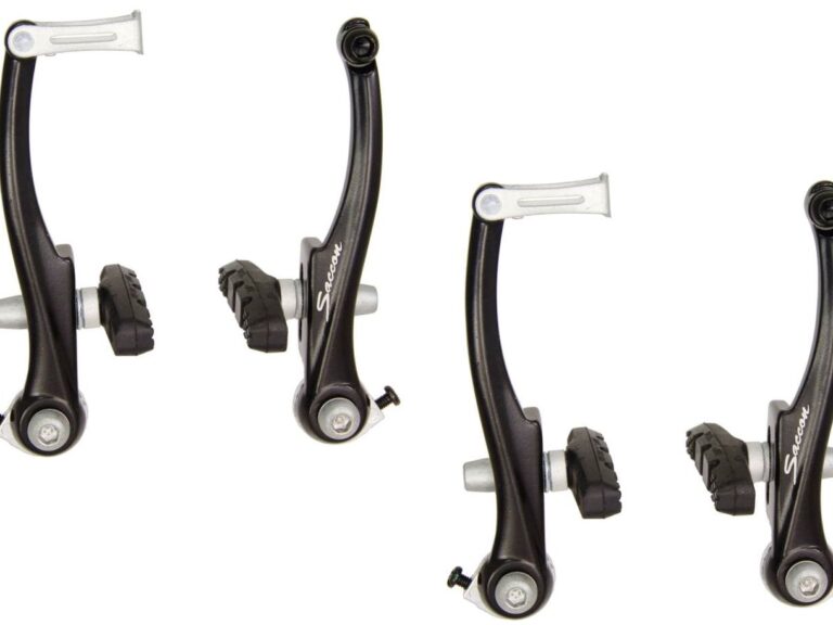 V-brake set Saccon voor en achter aluminium - zwart