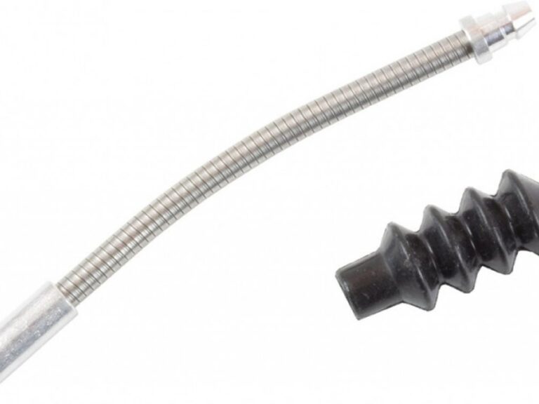 Flexibele V-brake kabelpijpje Elvedes met rubber Ø5.0 mm (10 stuks)