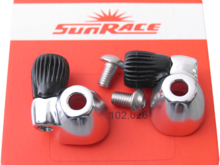 Down-tube kabelstopper Sunrace SP131 - links en rechts - zilver (1 set)