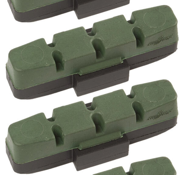 Remblokset Magura HS33 hydro - zwart/groen (per 4 stuks)