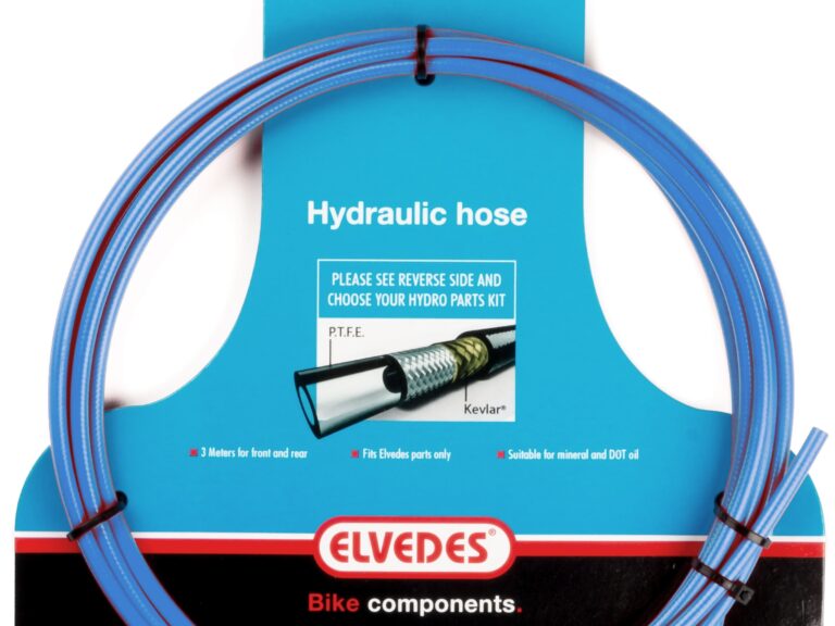 Hydraulische leiding Elvedes met PTFE voering en kevlar protectie - blauw (3 meter op kaart)