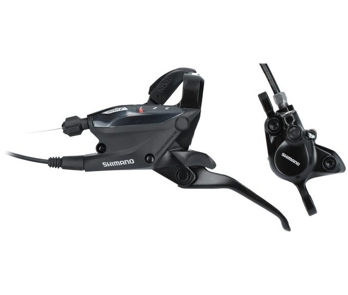 Hydraulische remset 3 speed Shimano ST-EF505 / MT200 - zwart