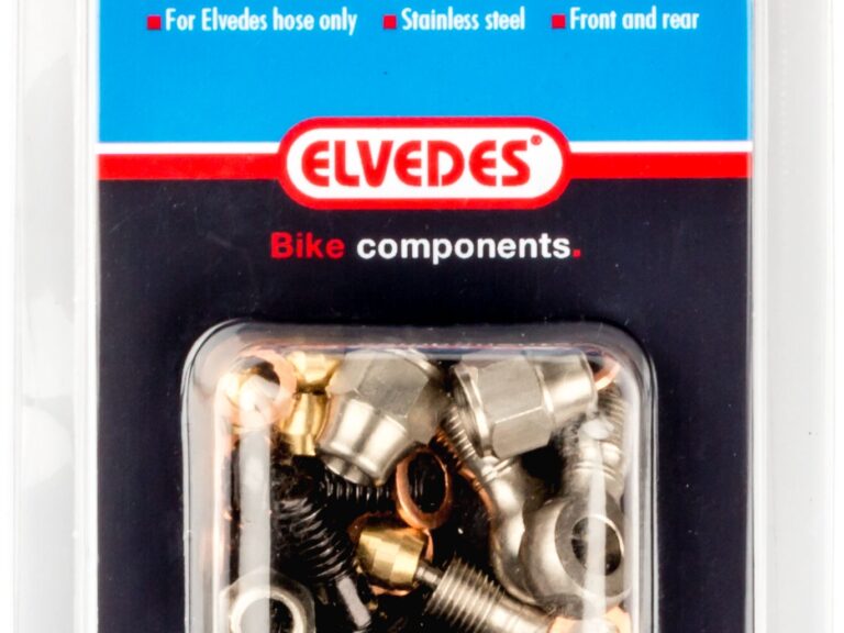 Hydraulische onderdelen Kit 8 Elvedes M 9 x 1,25 en M6 RVS onderdelen Magura MT2 voor- en achterrem (op kaart)