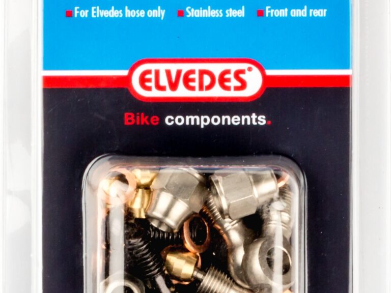 Hydraulische onderdelen kit 7 Elvedes M9 x 1,25 met banjo RVS onderdelen Magura MT 4/5/5e/6/7/8 voor- en achterrem (op kaart)