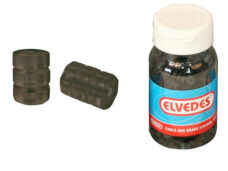Rubberen O-ringen Elvedes voor rem- / schakelkabel ø1,1-1,5mm - zwart (potje met 250 stuks)