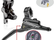 Hydraulische schijfremset Tektro HD-M745 Orion rechts met 1800 mm leiding - zwart