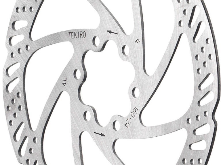 Remschijf Tektro TR160-24 ø160mm 6-bouts - zilver