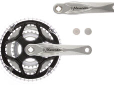 Crankstel 8-speed Miranda Alfa 3 42/32/22T 8mm - zilver
