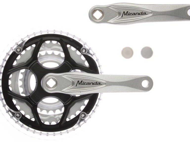 Crankstel 8-speed Miranda Alfa 3 42/32/22T 8mm - zilver