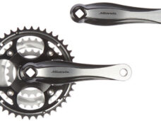 Crankstel Miranda Beta 3R+ 22/32/42T - zwart/zilver