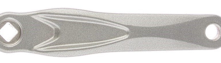 Crankarm links Miranda Alfa 1 170mm - zilver gecoat