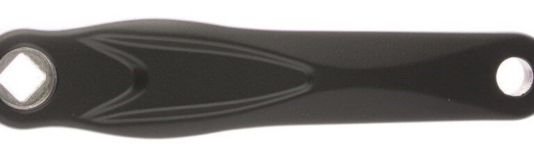 Crankarm links Miranda Alfa 1 170mm - zwart gecoat