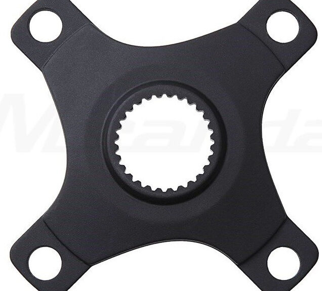 Crank spider Miranda Bosch 4 motor 4-arm BCD 104 52.0mm - aluminium zwart