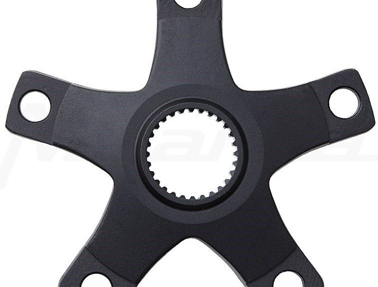 Crank spider Miranda voor Bosch 4 motor 5-Arm BCD 104 47.5mm - aluminium zwart