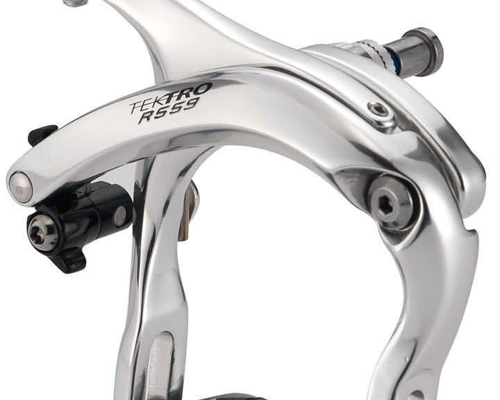 Remset caliper race Tektro R559 met remblokken - zilver