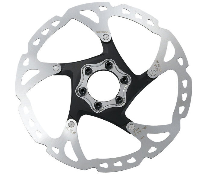 Remschijf Shimano XT RT76 - 160mm - 6 bout bevestiging