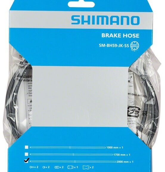 Remleiding schijfrem Shimano SM-BH59 2000mm - zwart