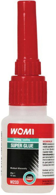 Secondelijm Womi transparant - 20ml