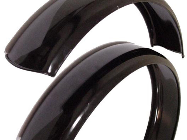 Spatbordset 12" ATB gemaakt van staal 60mm - zwart