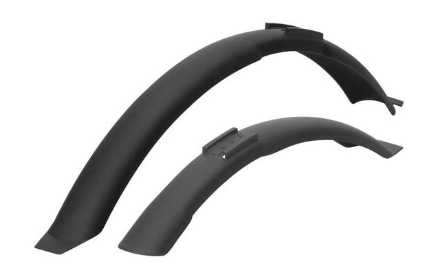 Spatbordset 20" Polisport Everest Junior - zwart