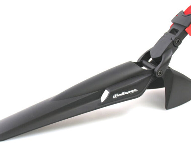 Achterspatbord 26-29" Polisport X-Fighter met zadelpenbevestiging - zwart