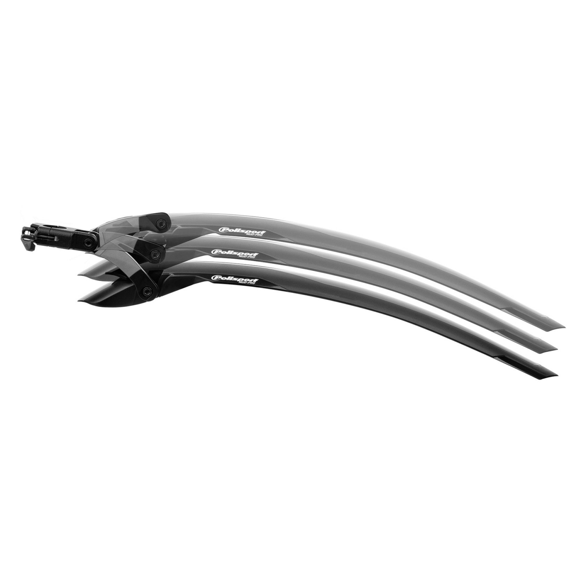 Achterspatbord 26-29" Polisport Mud Pro met zadelpenbevestiging - zwart - Afbeelding 4