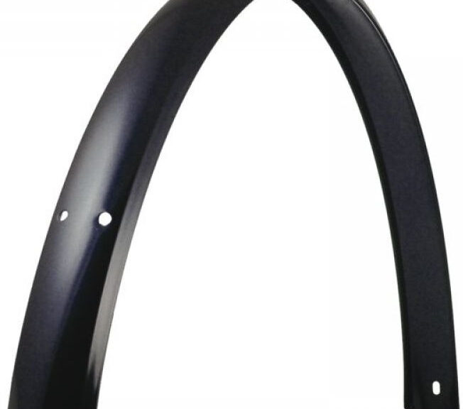 Achterspatbord 26/28"  Zwart