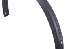 Achterspatbord 28" tour 60 mm breed - mat zwart