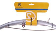 Voorspatbord 28" kunststof 50 mm - zilver / transparant