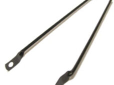 Spatbordstang 28"  - zwart