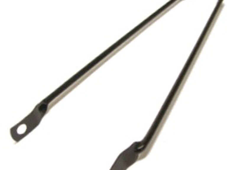 Spatbordstang 28"  - zwart
