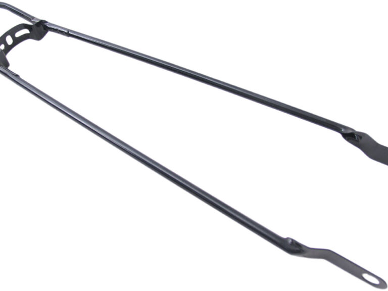 Spatbordstang 28" met bumper - zwart