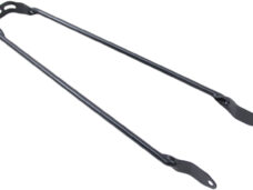 Spatbordstang 28" Zwart met 6mm-gat