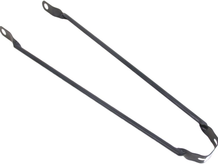 Spatbordstang 28"  - mat zwart