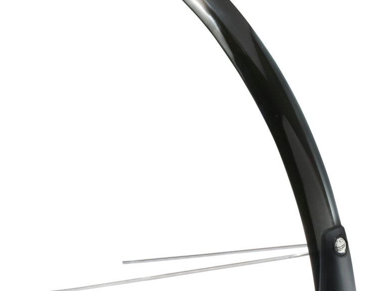 Voorspatbord Eurofender Snello 28" x 46 mm - zwart