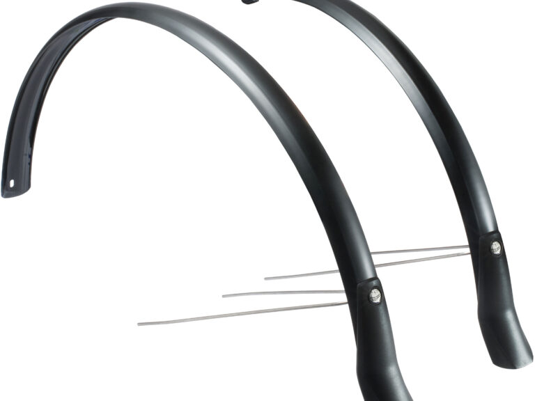 Spatbordset Eurofender Snello 28" x 51 mm - mat zwart
