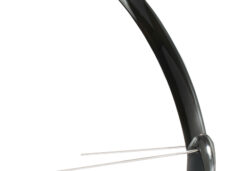 Voorspatbord Eurofender Scatto 28" x 51 mm - zwart