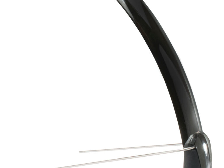Voorspatbord Eurofender Scatto 28" x 51 mm - zwart