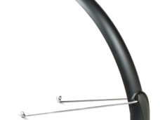 Voorspatbord Eurofender Scatto 28" x 51 mm - mat zwart