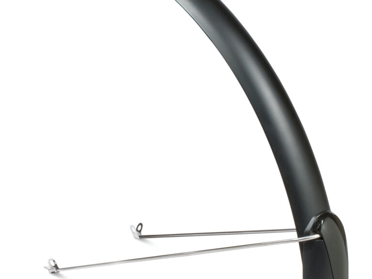 Voorspatbord Eurofender Scatto 28" x 51 mm - mat zwart