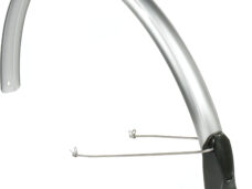 Achterspatbord Eurofender Scatto 28" x 51 mm - zilver