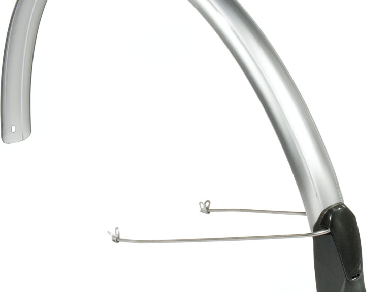 Achterspatbord Eurofender Scatto 28" x 51 mm - zilver