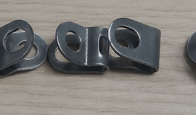 RVS bevestigingsclip voor Eurofender spatbordstang - 5 stuks